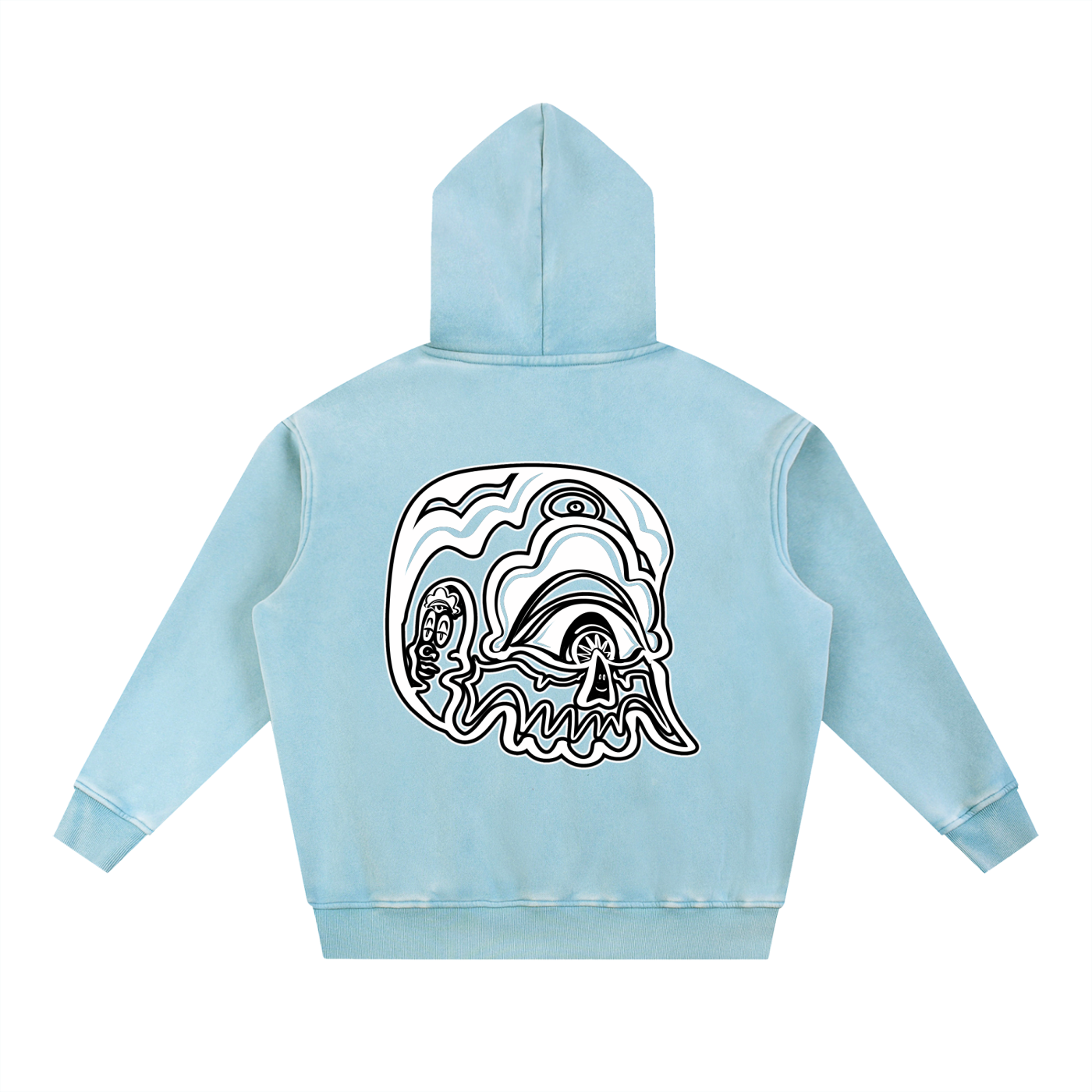 Mono Logo Light Hoodie