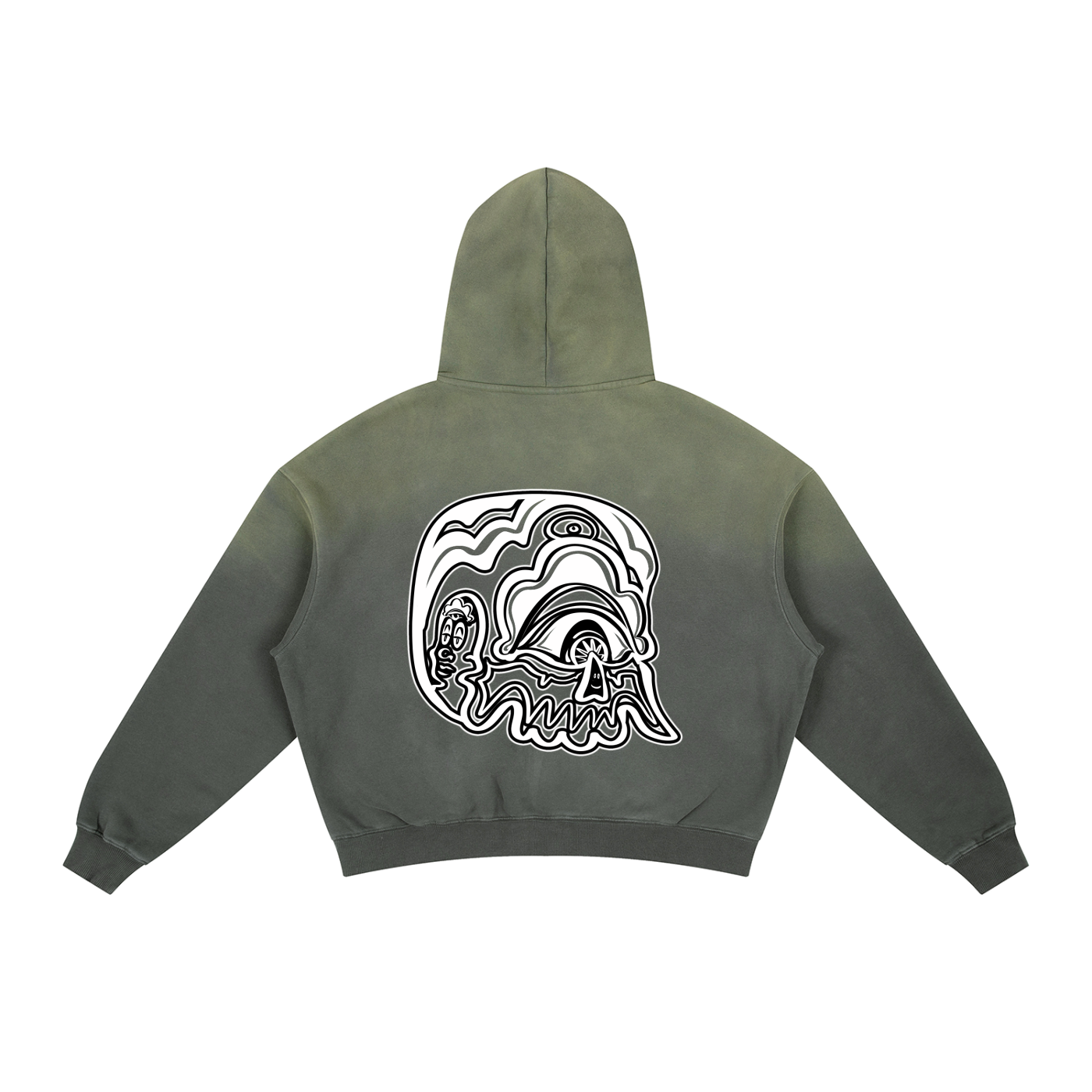 Mono Logo Dark Hoodie