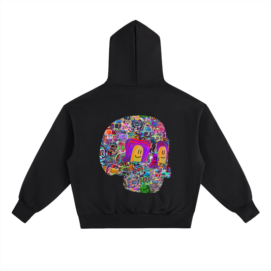Skull Gravity Crest Hoodie