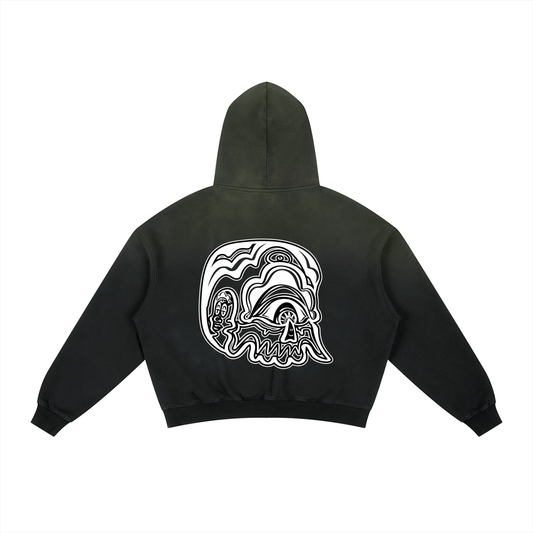 Mono Logo Dark Hoodie