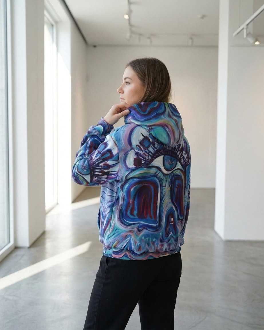 Generative Global Zip Hoodie