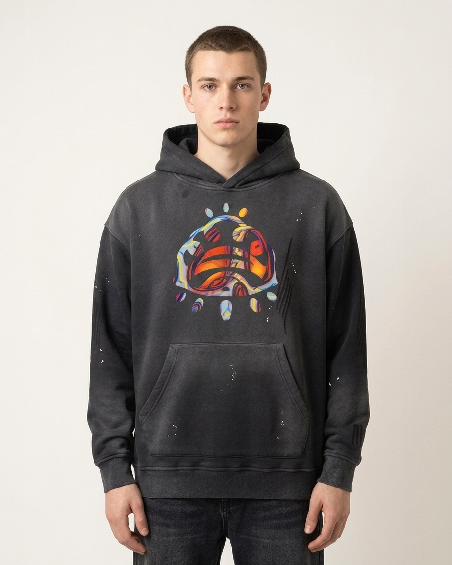 Perihelion Crest Vintage Hoodie