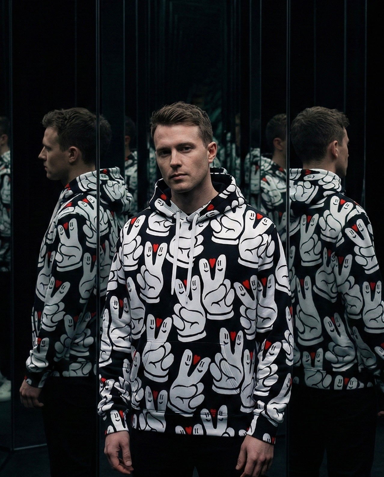 Peace And Love Global Hoodie