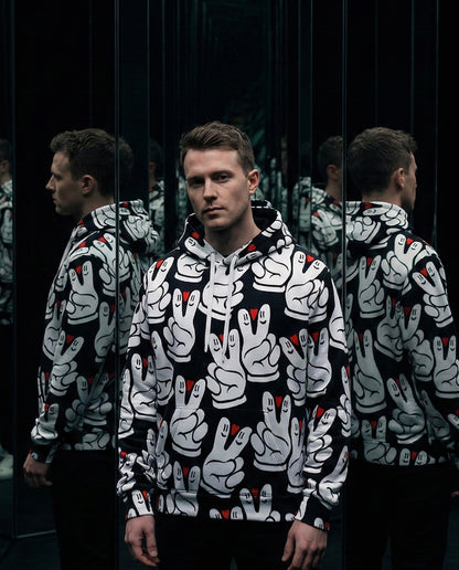 Peace And Love Global Hoodie
