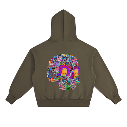 Skull Gravity Crest Hoodie