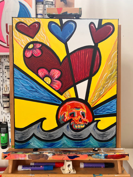 ‘Endless Summer’ 16x20” Acrylic Painting