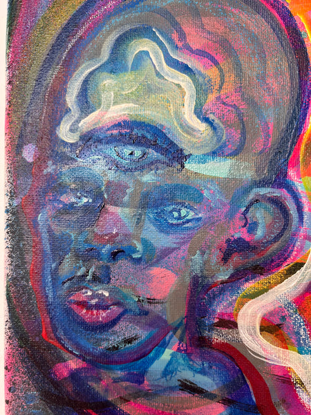 ‘Voyage’ 16x20 Skull Painting