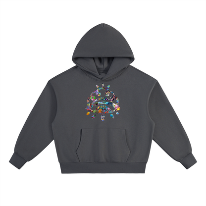 Skull Gravity Crest Hoodie
