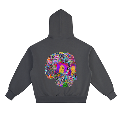 Skull Gravity Crest Hoodie