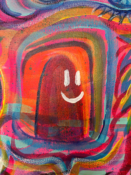 ‘Voyage’ 16x20 Skull Painting