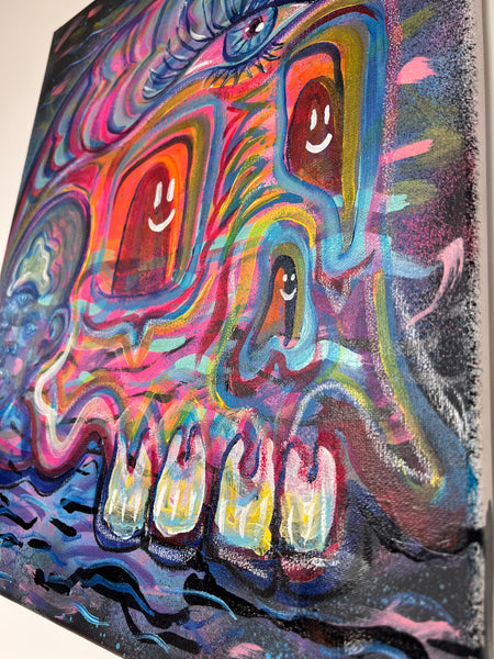 ‘Voyage’ 16x20 Skull Painting