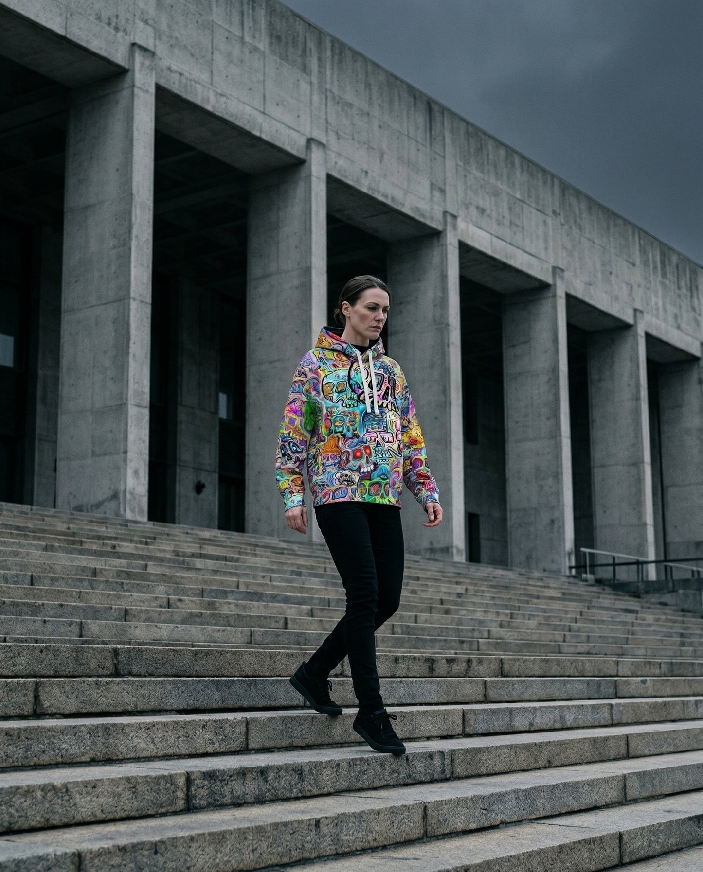 Skull Gravity Global Hoodie