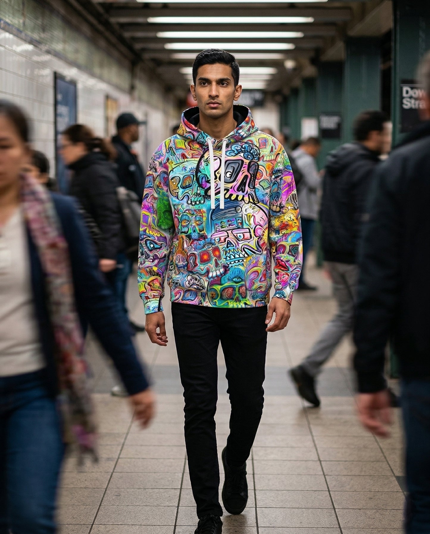 Skull Gravity Global Hoodie