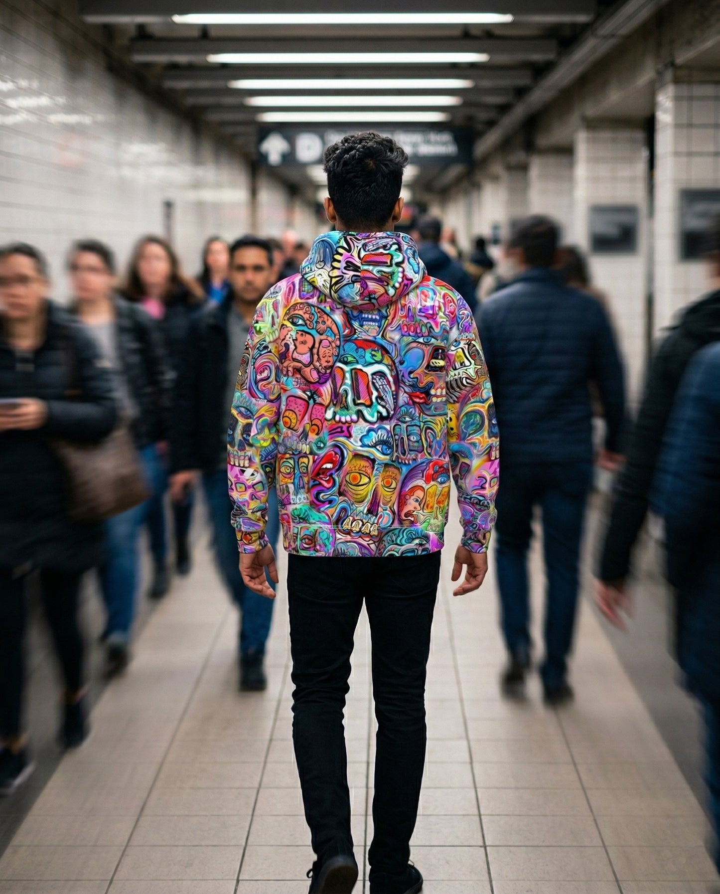 Skull Gravity Global Hoodie