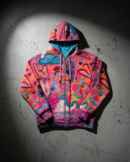 Amour Sature Global Zip Hoodie