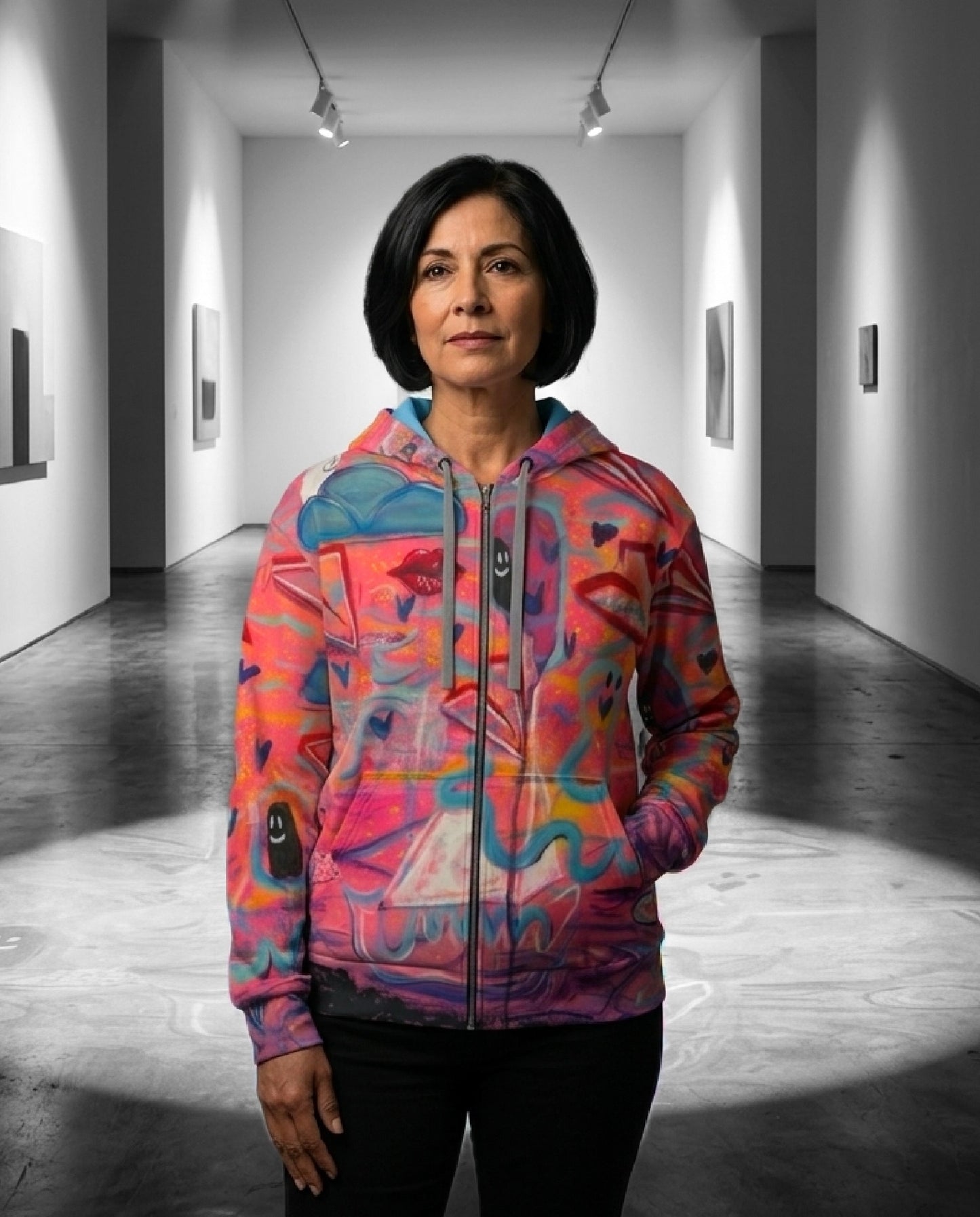 Amour Sature Global Zip Hoodie