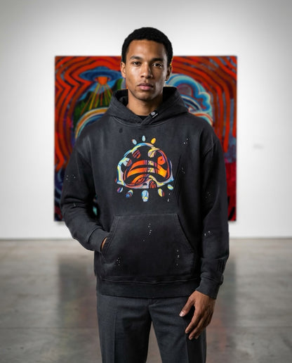 Perihelion Crest Vintage Hoodie