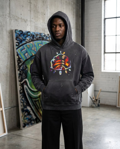 Perihelion Crest Vintage Hoodie