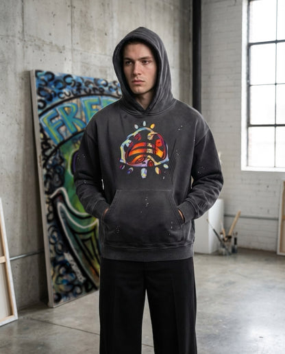 Perihelion Crest Vintage Hoodie