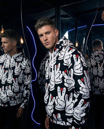 Peace And Love Global Hoodie