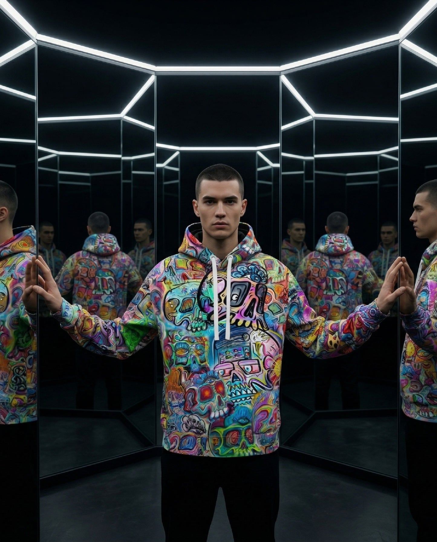 Skull Gravity Global Hoodie