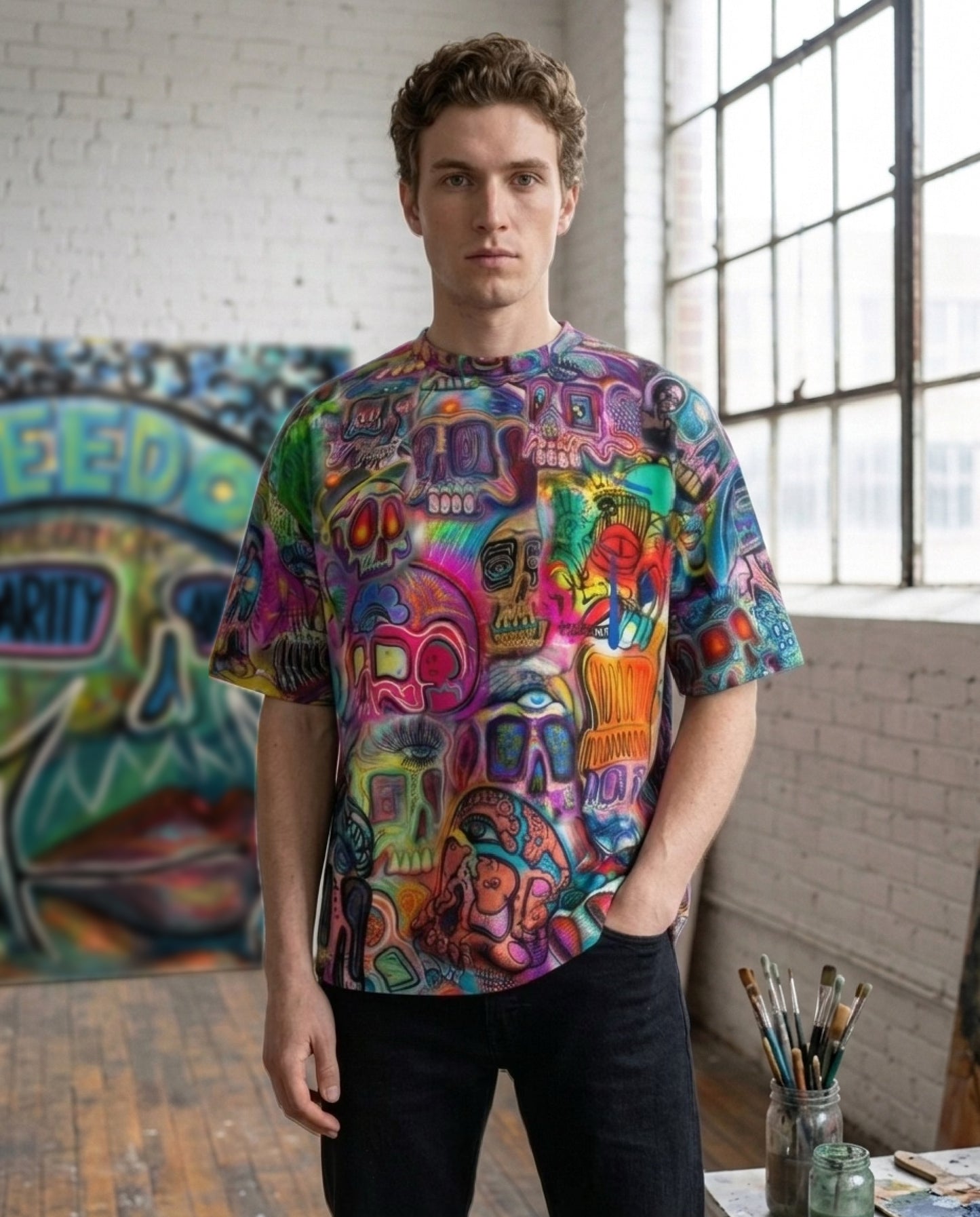 Skull Gravity Global Tee