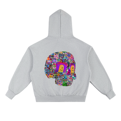 Skull Gravity Crest Hoodie