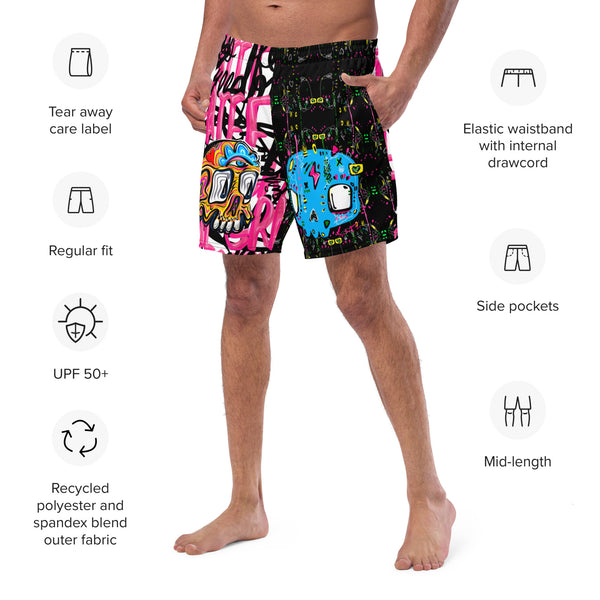 ‘GRATITUDE’ Featuring Sabet Men's swim trunks