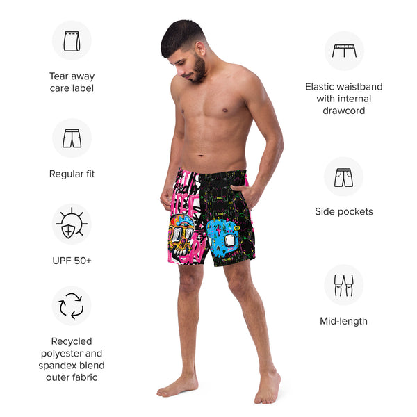 ‘GRATITUDE’ Featuring Sabet Men's swim trunks