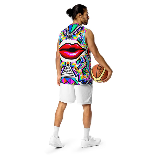 It Will Be A Diamond V4 Recycled unisex basketball jersey by DrainedEye