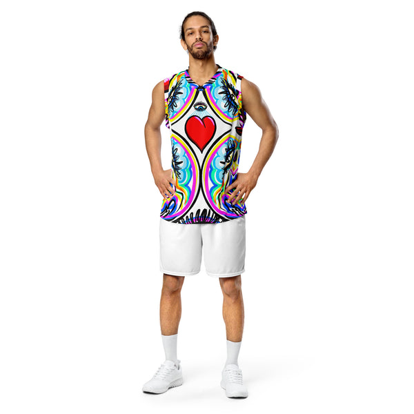 It Will Be A Diamond V2 Recycled unisex basketball jersey by DrainedEye
