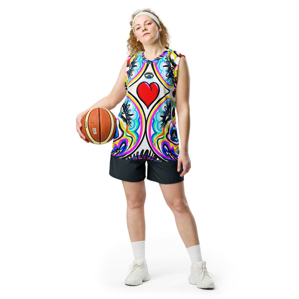 It Will Be A Diamond V2 Recycled unisex basketball jersey by DrainedEye