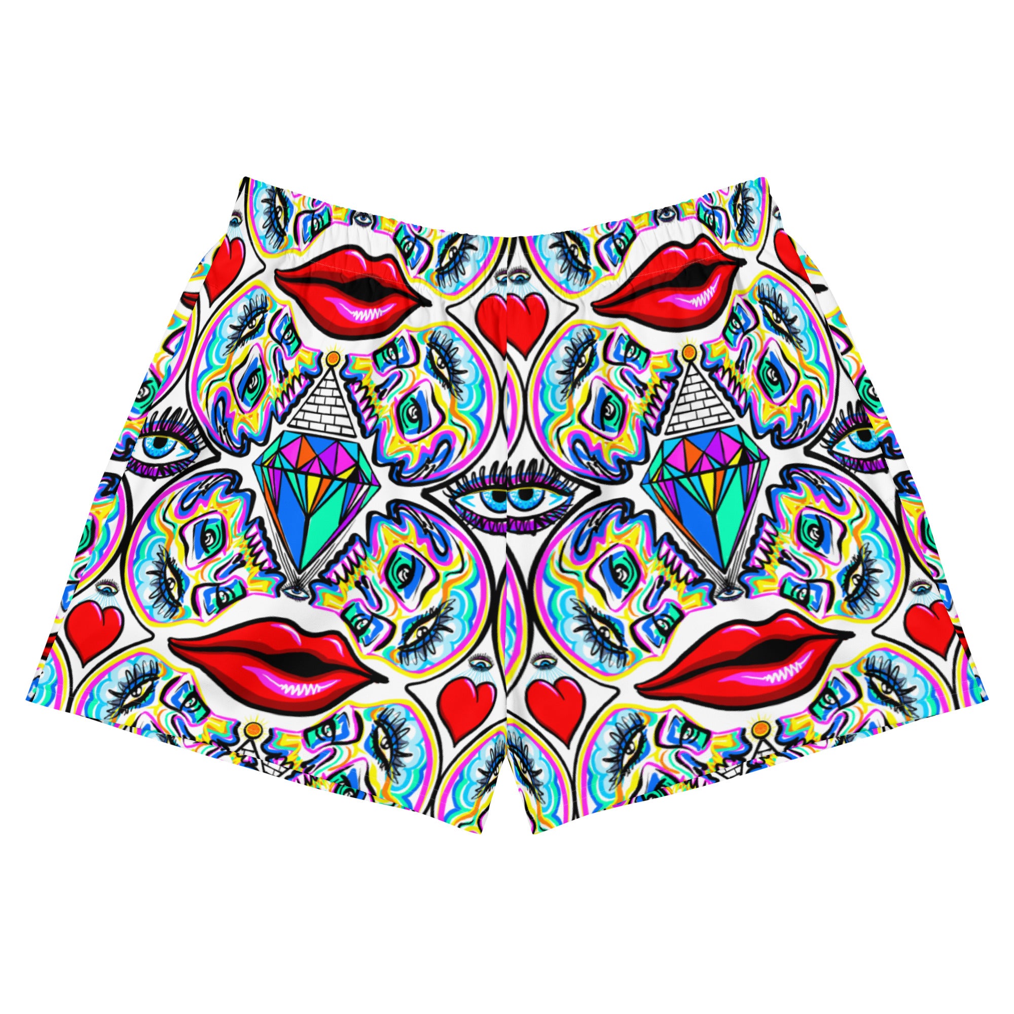 It Will Be A Diamond Women’s Recycled Athletic Shorts