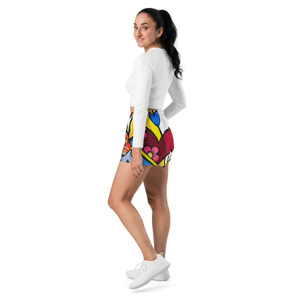 DrainedEye's Endless Summer Women’s Recycled Athletic Shorts