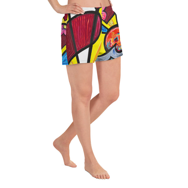 DrainedEye's Endless Summer Women’s Recycled Athletic Shorts