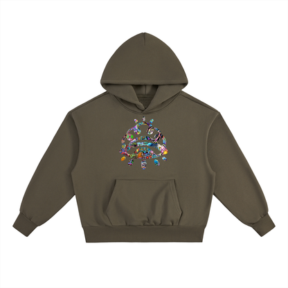 Skull Gravity Crest Hoodie