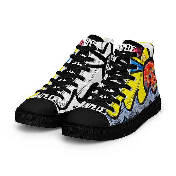 DrainedEye's Endless Summer Men’s High Top Canvas Shoes