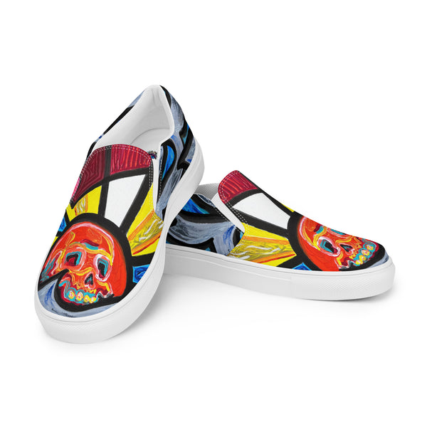 DrainedEye's Endless Summer Men’s Slip-On Canvas Shoes