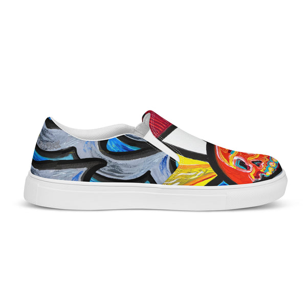 DrainedEye's Endless Summer Men’s Slip-On Canvas Shoes