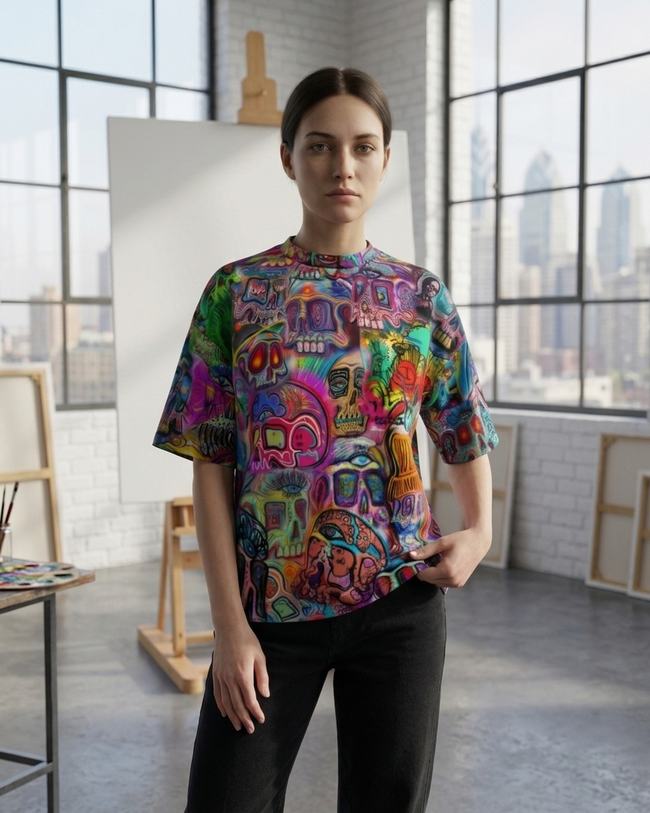 Skull Gravity Global Tee