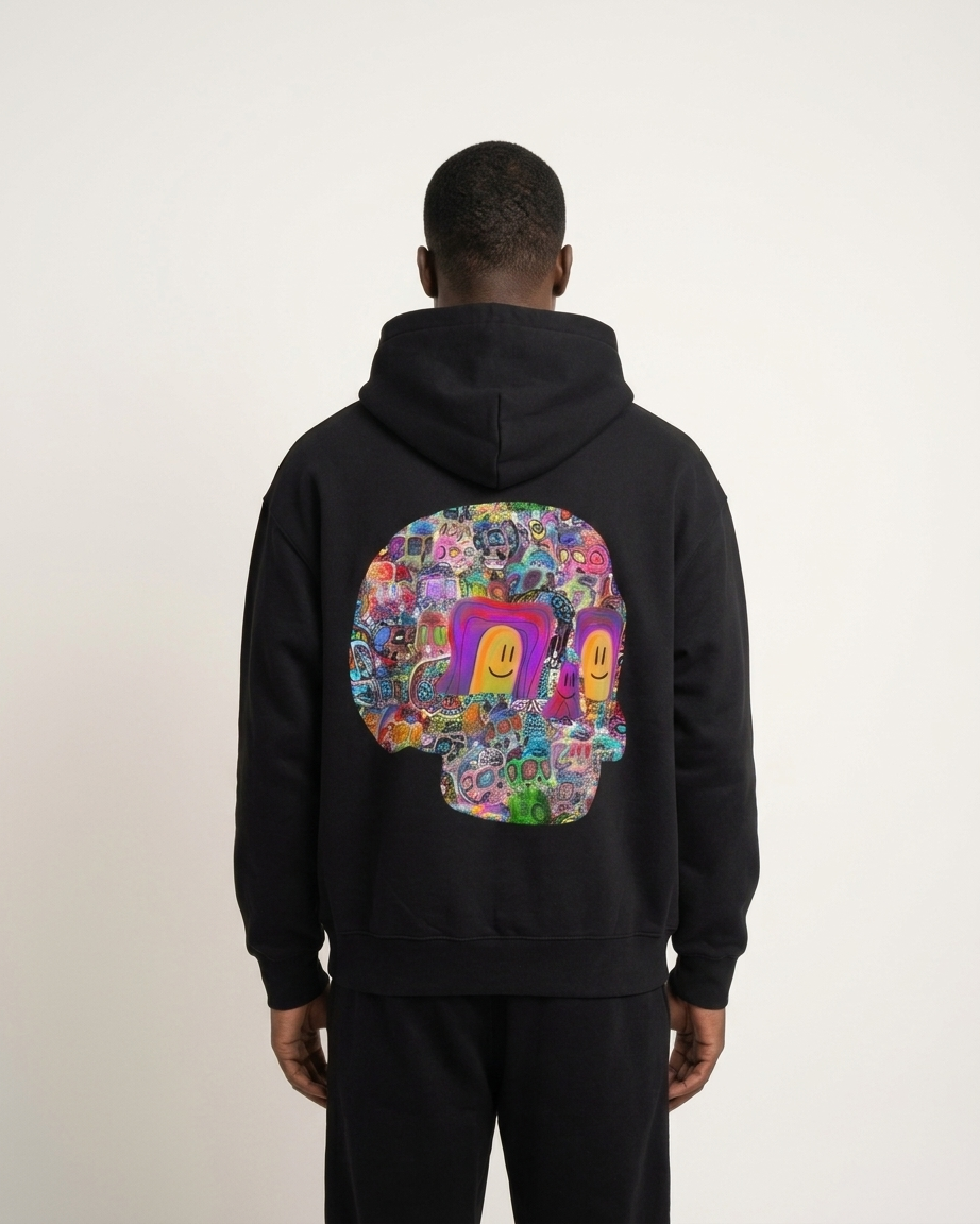 Skull Gravity Crest Hoodie