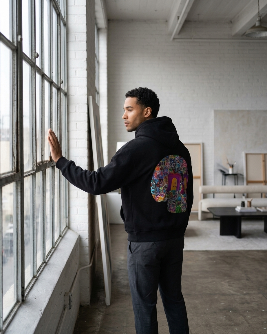 Skull Gravity Crest Hoodie