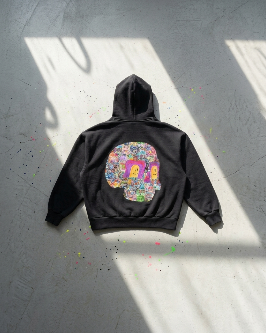 Skull Gravity Crest Hoodie
