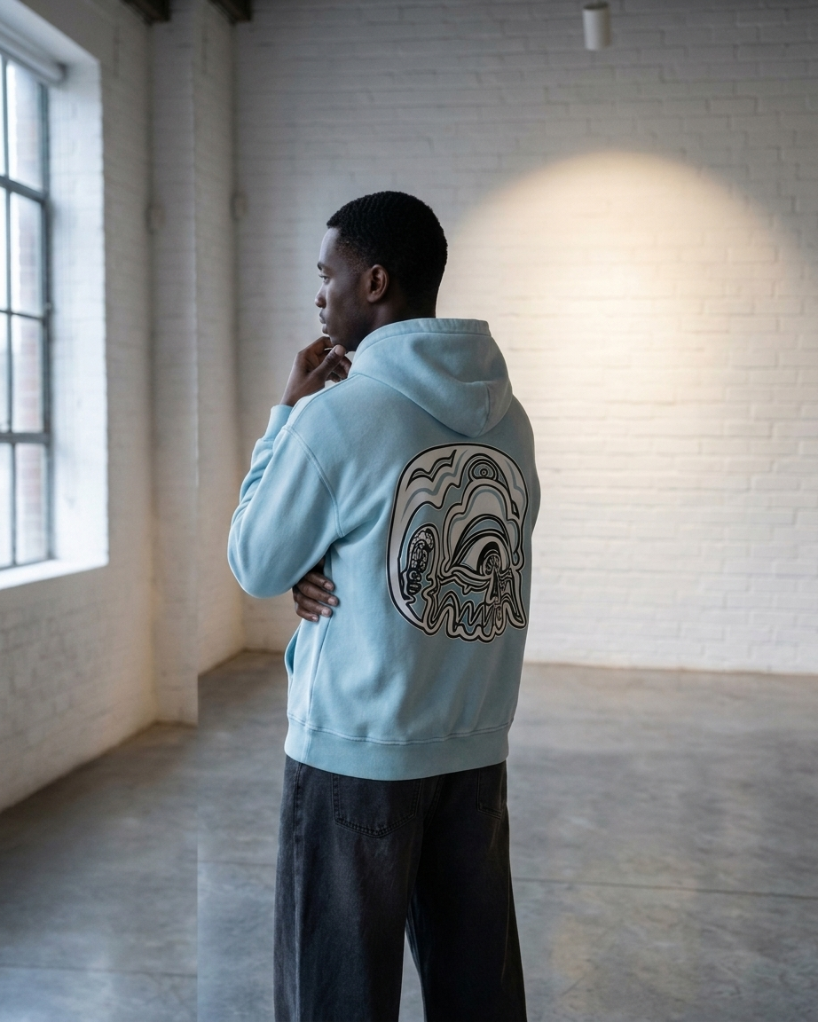 Mono Logo Light Hoodie