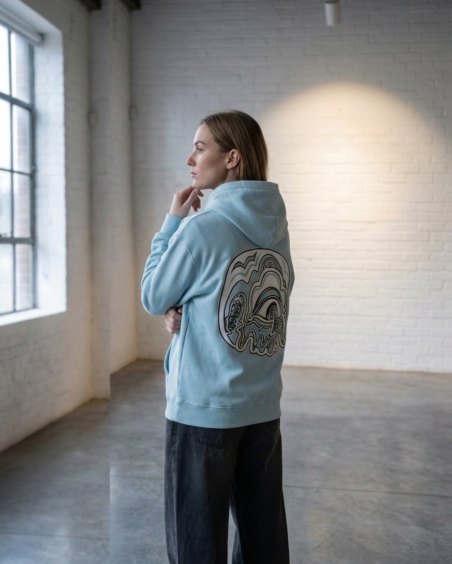 Mono Logo Light Hoodie