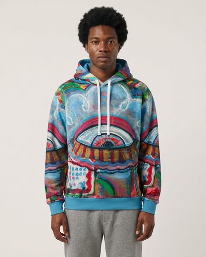 Who Would've Thought Azure Global Hoodie