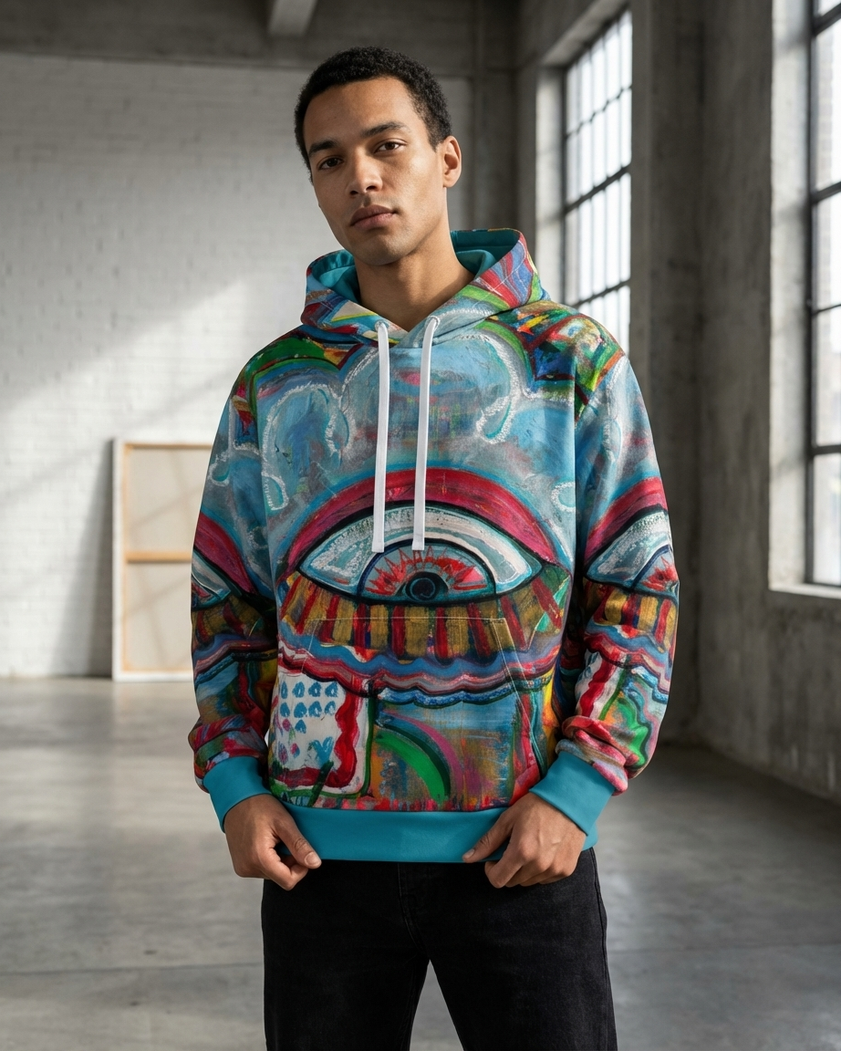 Who Would've Thought Azure Global Hoodie
