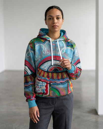 Who Would've Thought Azure Global Hoodie