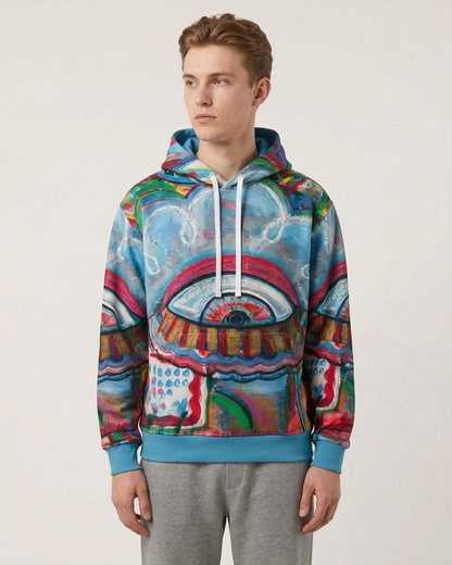 Who Would've Thought Azure Global Hoodie
