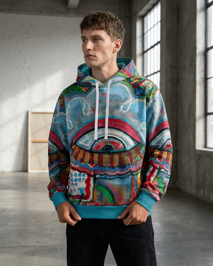 Who Would've Thought Azure Global Hoodie